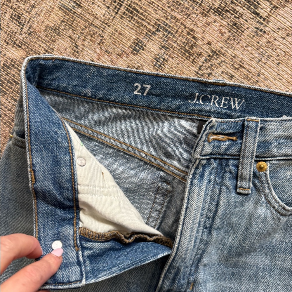 J.Crew High-Rise Superwide-Leg Jeans in White Medium and Dark Blue 3 pairs (27) - Picture 3 of 8